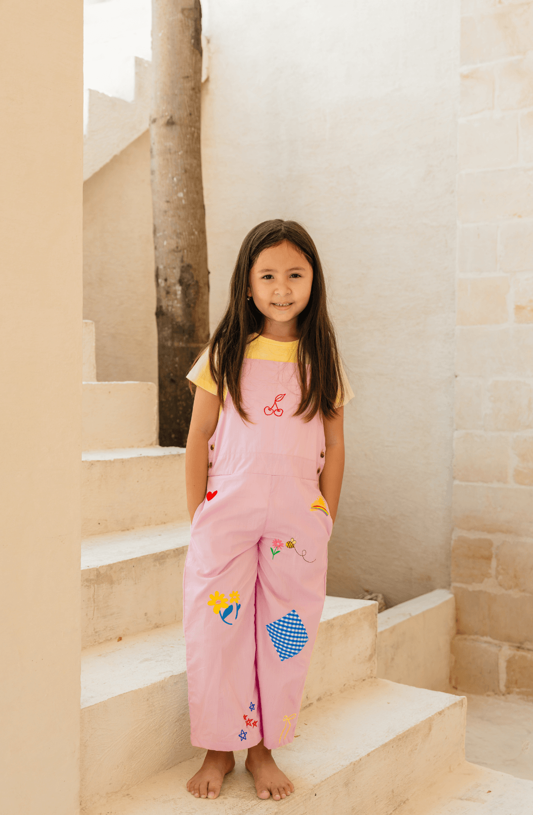 INDIGO KIDS | Girl Jumpsuits | Reno Jumpsuits in Blue Swirl