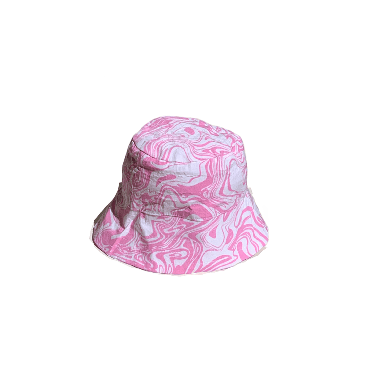 Bobbie Hat in Pink Swirl - Indigo Kids