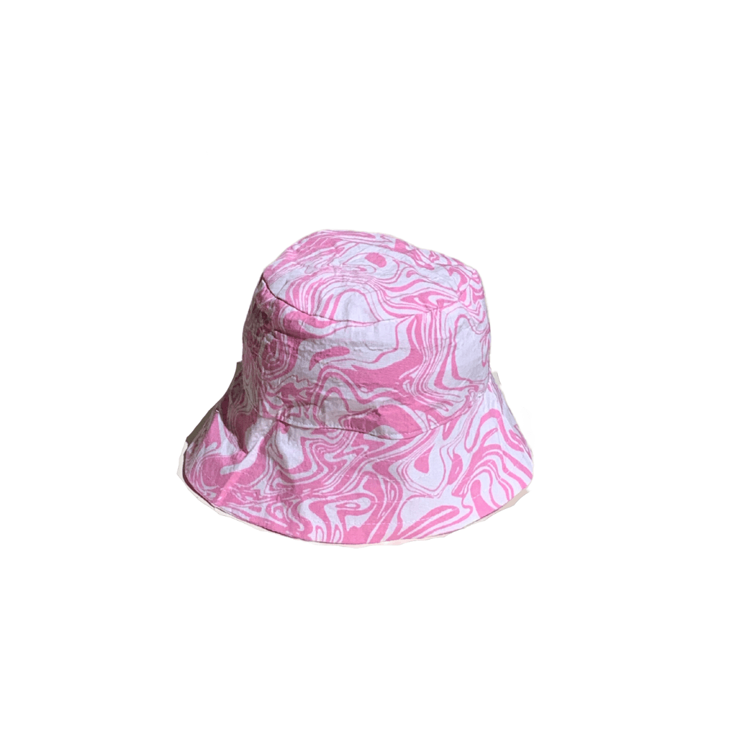 Bobbie Hat in Pink Swirl - Indigo Kids