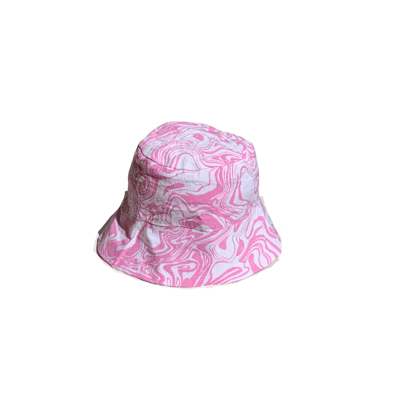 Bobbie Hat in Pink Swirl - Indigo Kids