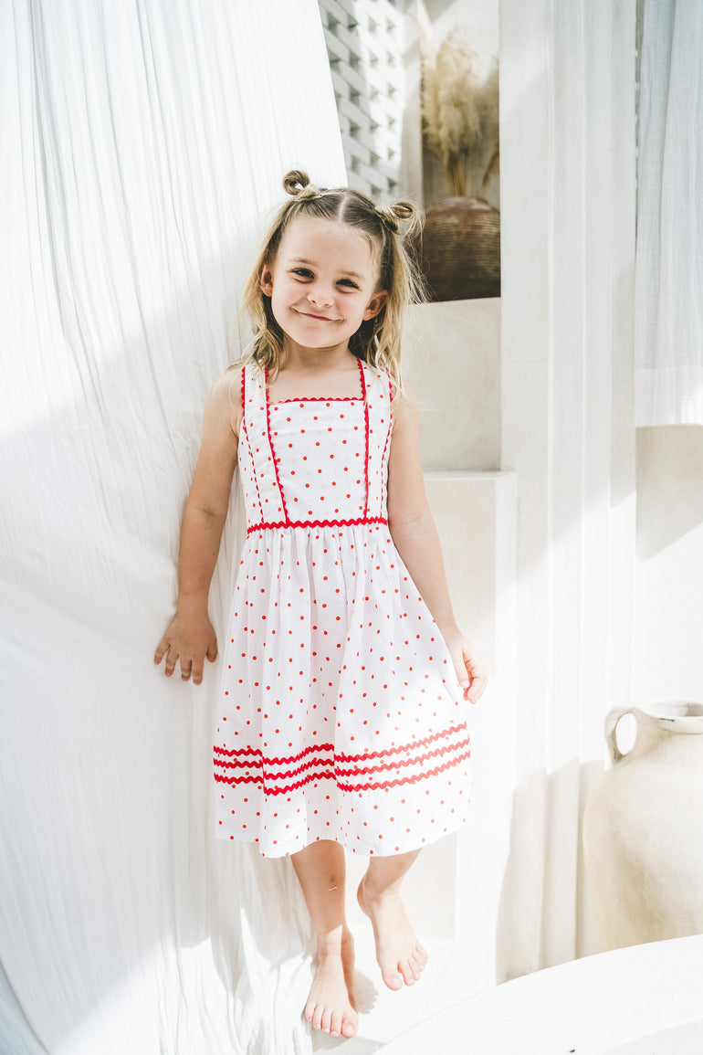 childrens red polka dot dress Red Polka Dot Dress for Girls, Red Polka Dot Dress for Baby, Minnie Mouse Inspired Costume Dress, Red and White Polka Dot Dress Girls