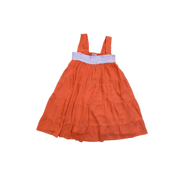 Pura Dress in Coral - Indigo Kids