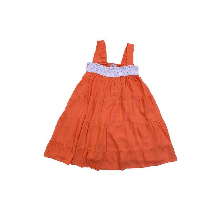 Pura Dress in Coral - Indigo Kids