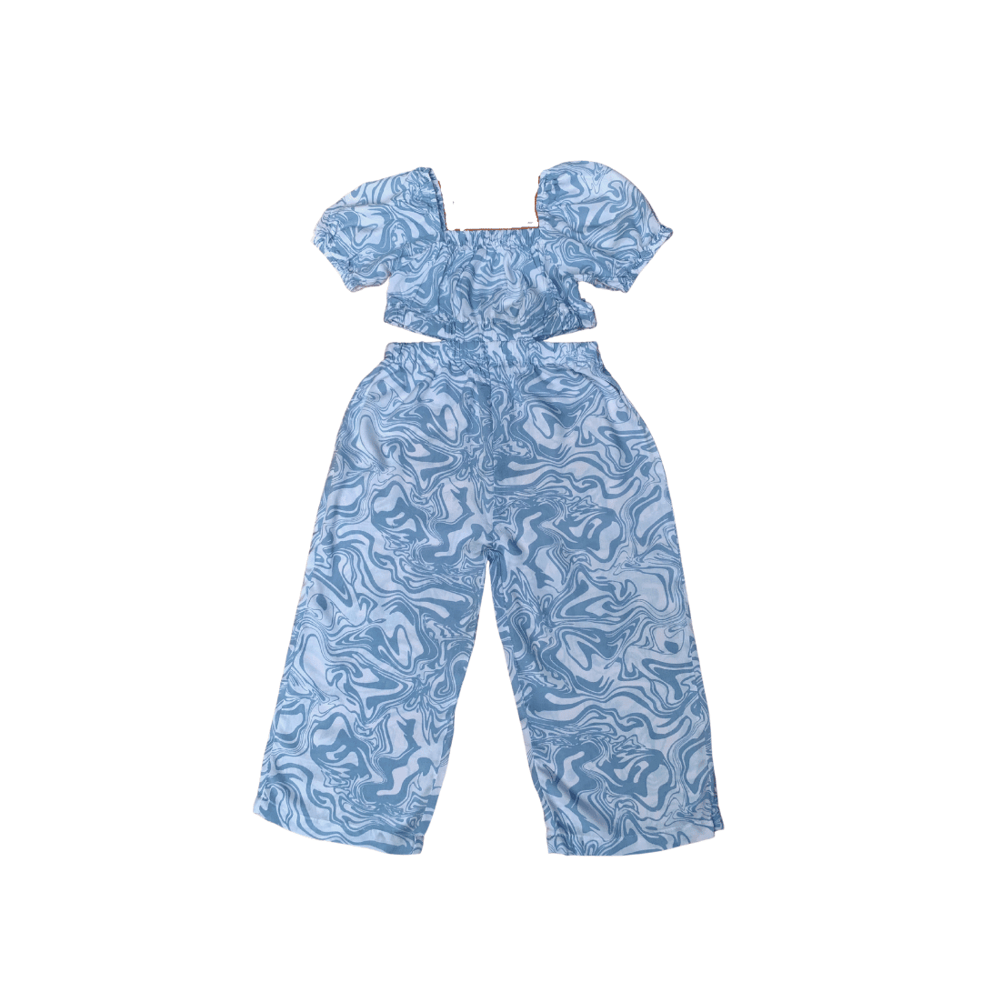 Reno Jumpsuits in Blue Swirl - Indigo Kids