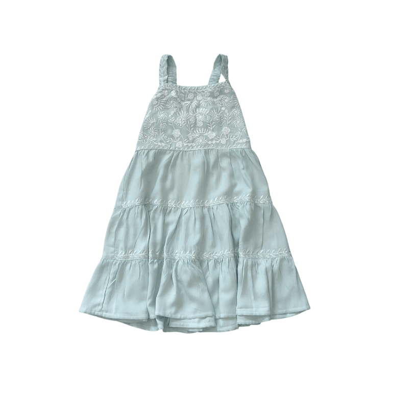 Agnes Dress in Blue - Indigo Kids