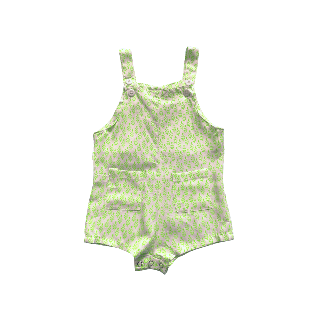Agya Jumpsuits in Lime Neon - Indigo Kids