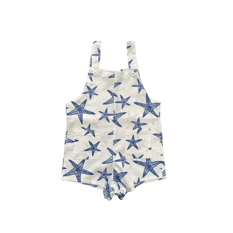 Agya Jumpsuits in Navy Starfish - Indigo Kids