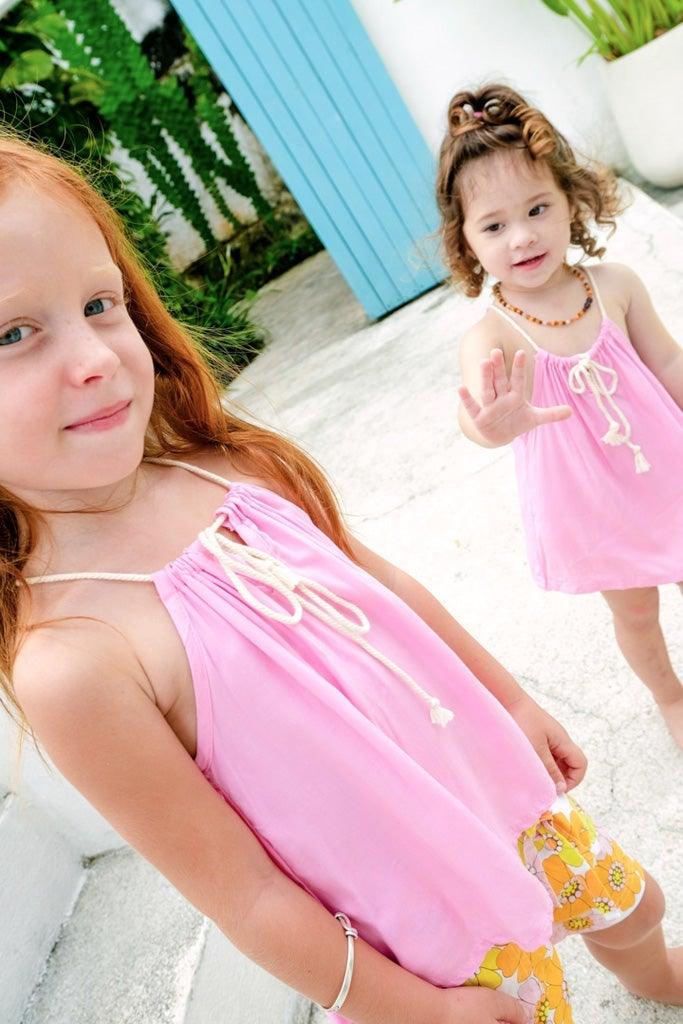 Aroba Top in Pink - Indigo Kids