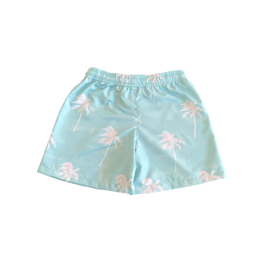 Benny Boardshorts in Aqua Born Free - Indigo Kids