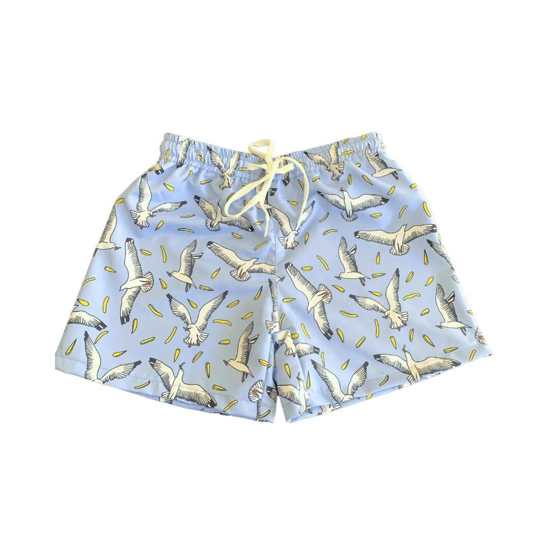 Benny Boardshorts in Seagull - Indigo Kids