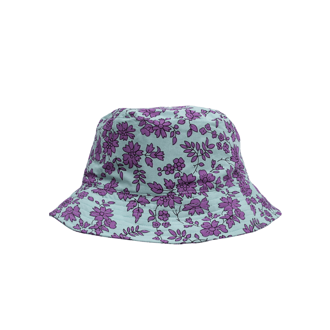 Bobbie Hat in Blue Fleur - Indigo Kids