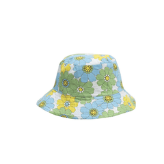 Bobbie Hat in Blue Flower Power - Indigo Kids