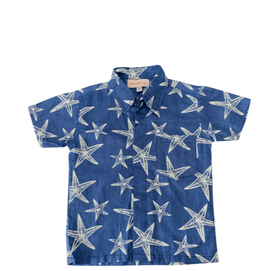 Brandon Set in White Starfish - Indigo Kids