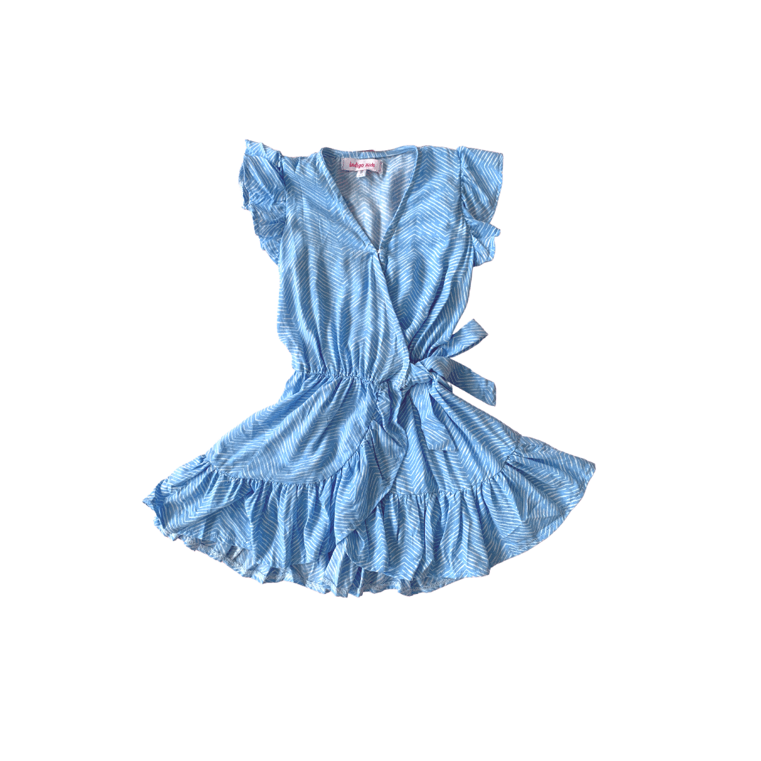 Cabini Dress in Blue Sabine - Indigo Kids