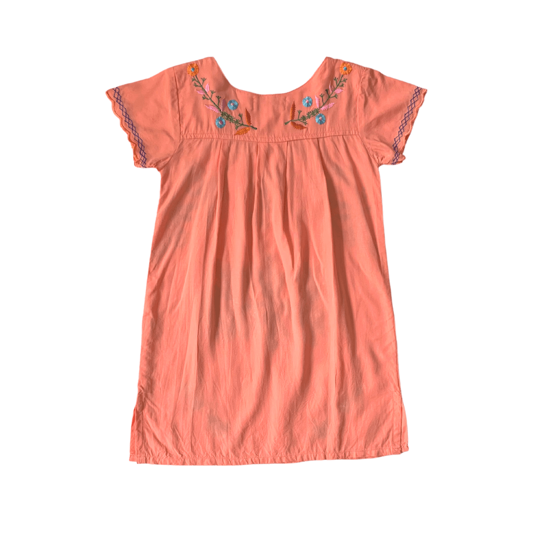 Chintya Dress in Peach - Indigo Kids