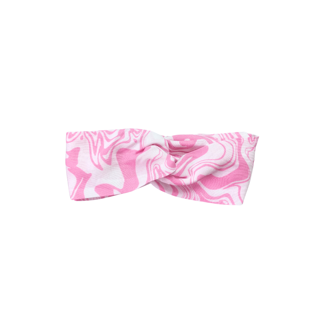 Headband in Pink Swirl - Indigo Kids