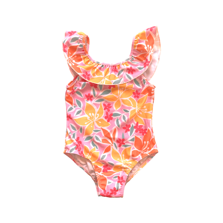 High Tide Swimwear in Tropical Floral - Indigo Kids