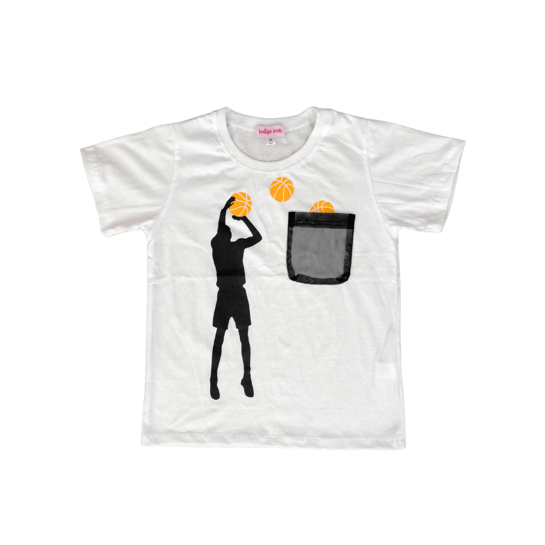 Hoop T-Shirt in White - Indigo Kids