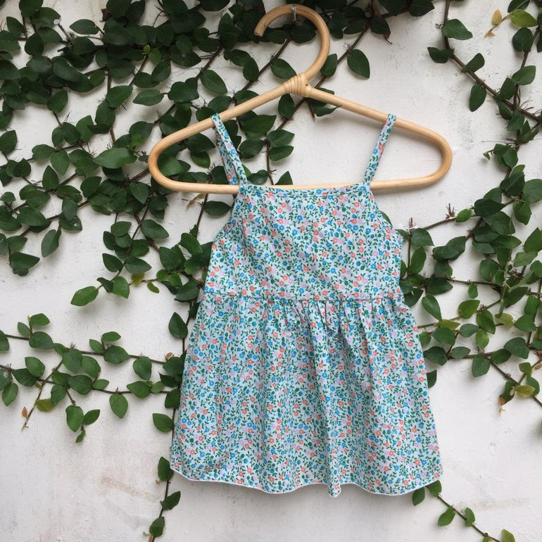 Jesica Top in Liberty Floral - Indigo Kids