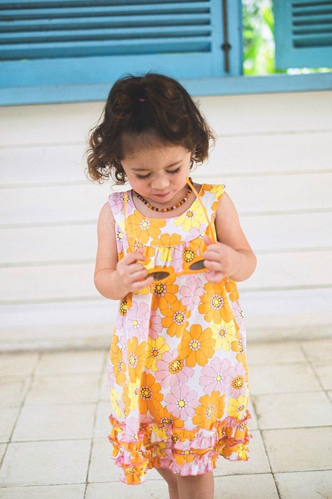 Joni Sets in Pink Flower Power - Indigo Kids