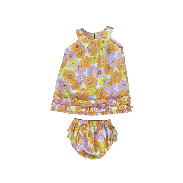 Joni Sets in Pink Flower Power - Indigo Kids