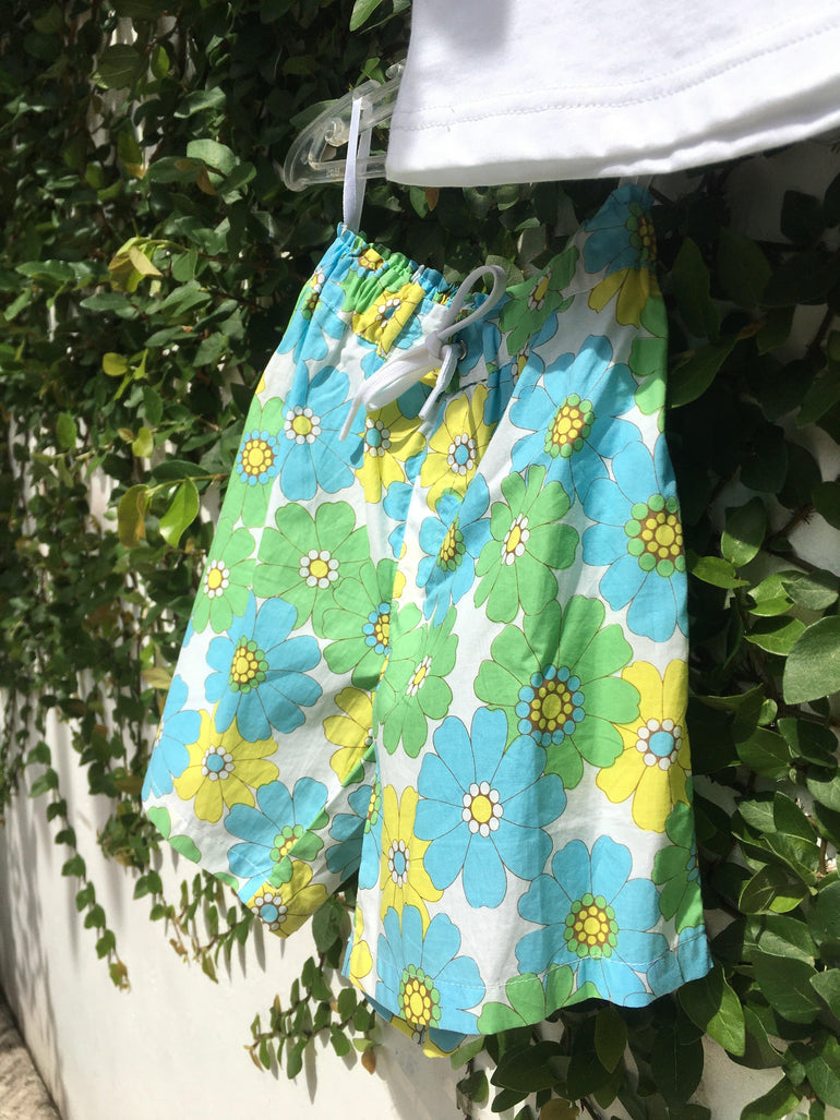 Koa Sets in Blue Flower Power - Indigo Kids