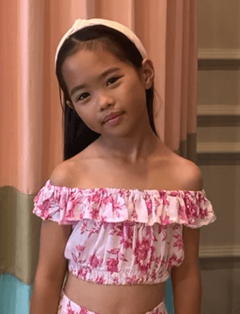 Kunyit Top in Pink Floral - Indigo Kids