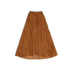 Leonie Skirt in Brown Fleur - Indigo Kids