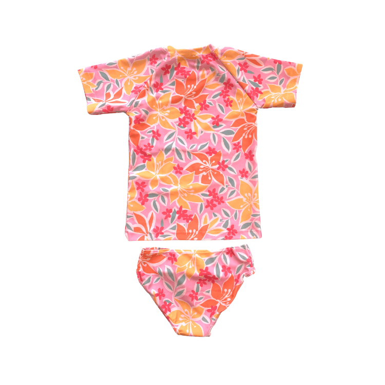 Malibu Rashie in Tropicana Floral - Indigo Kids