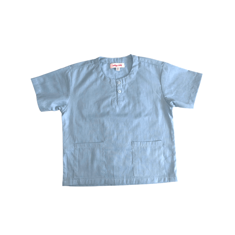 Mark Top in Blue Liberty - Indigo Kids