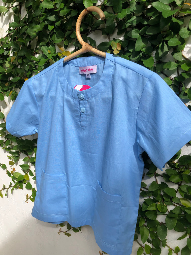 Mark Top in Blue Liberty - Indigo Kids