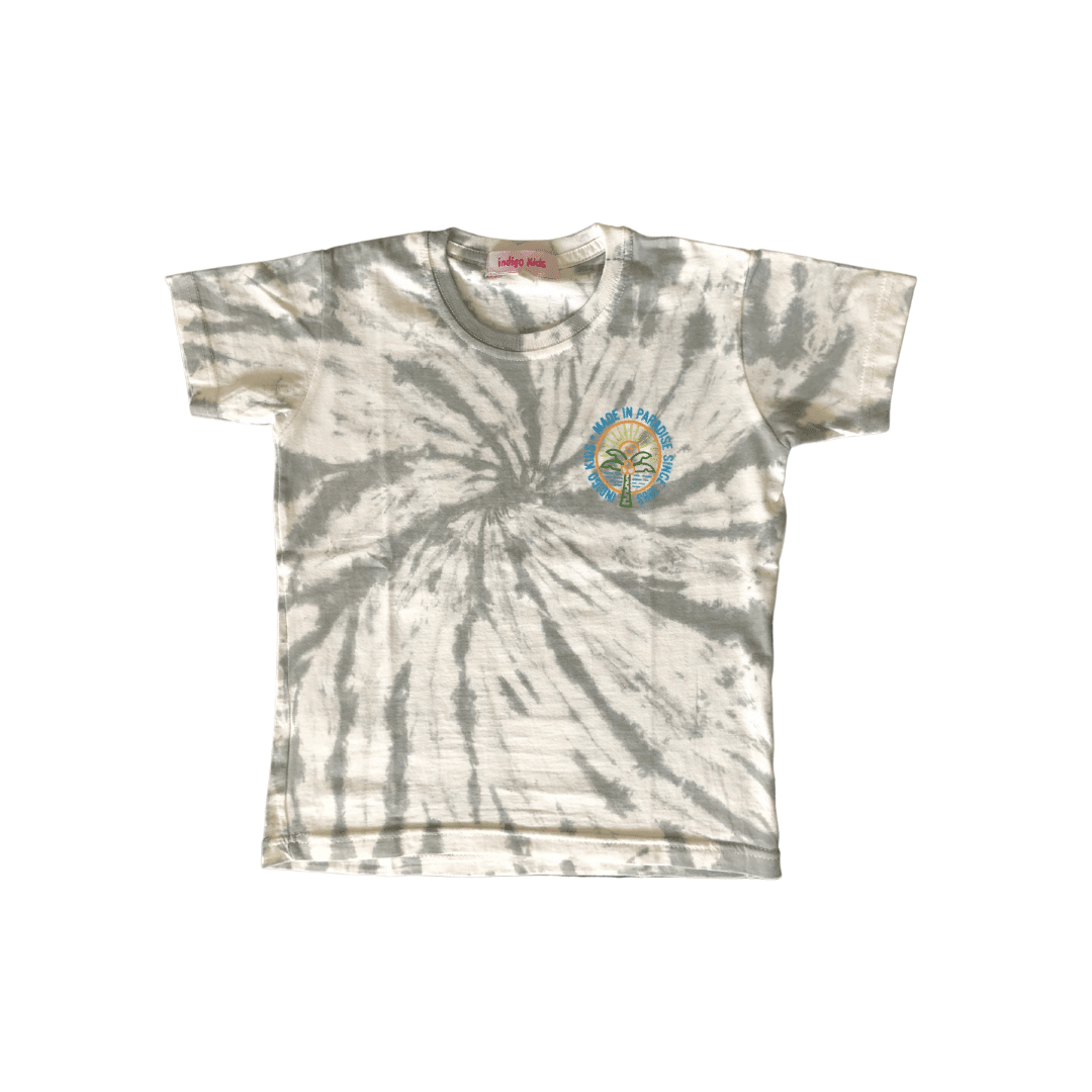 Paradise T-Shirt in Light Grey - Indigo Kids