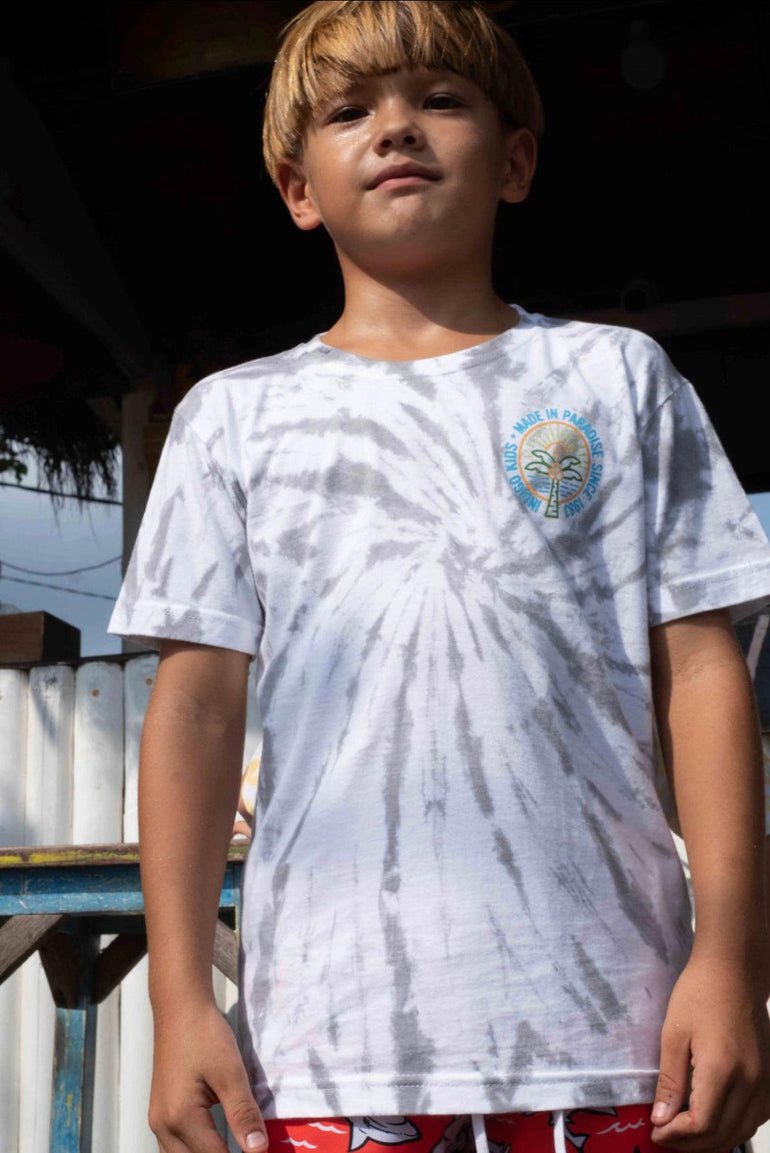 Paradise T-Shirt in Light Grey - Indigo Kids