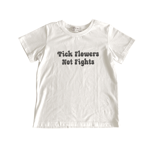 Pick Flowers T-Shirt - Indigo Kids