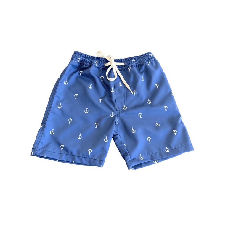 Raider Boardshorts in Anchorman - Indigo Kids