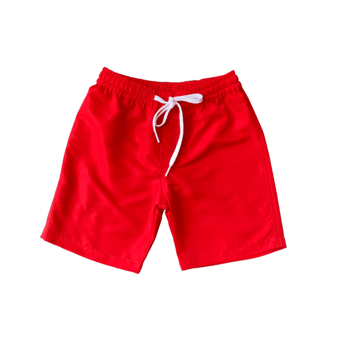 Raider Boardshorts in Red - Indigo Kids