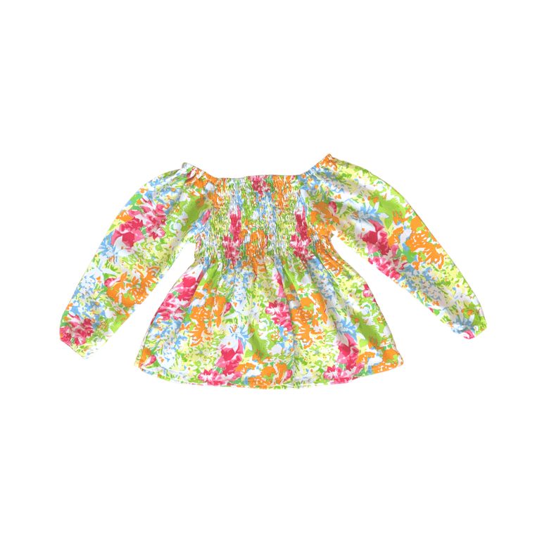 Rena Top in Lime Paradiso - Indigo Kids