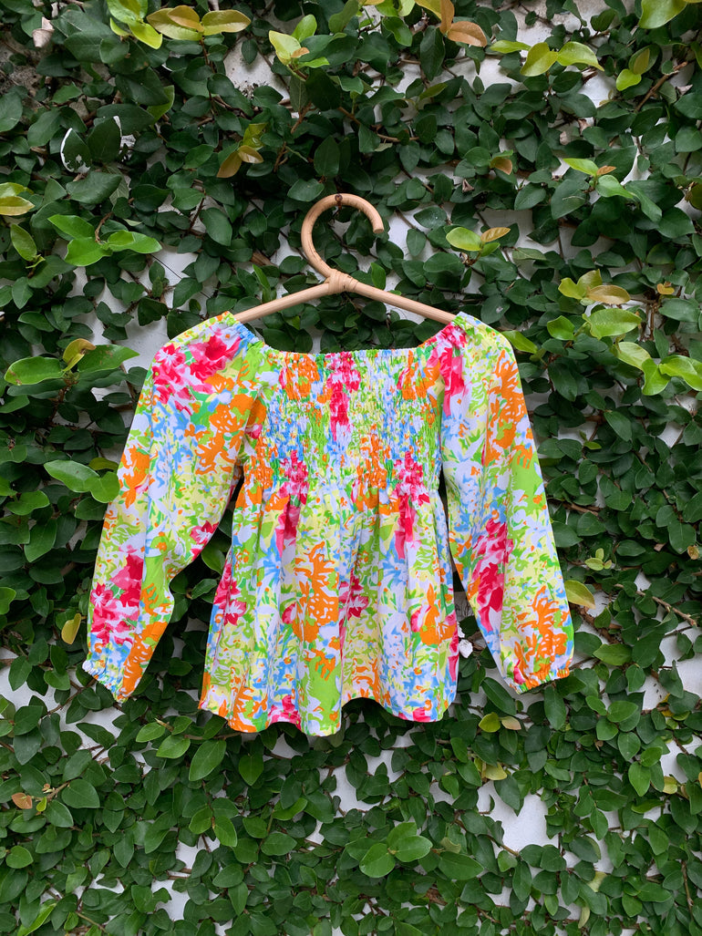 Rena Top in Lime Paradiso - Indigo Kids