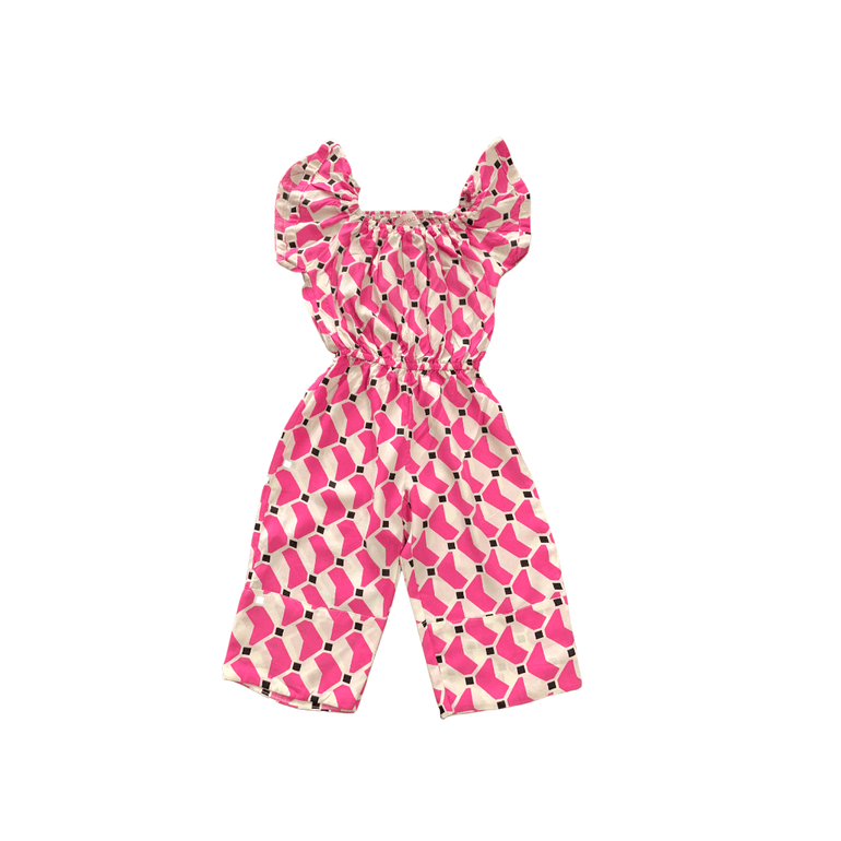 Sasha Jumpsuits in Pink Scoop - Indigo Kids