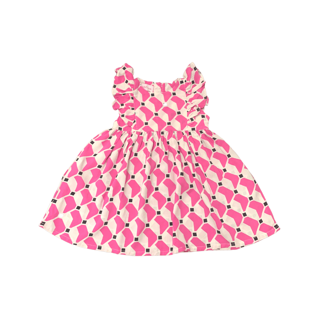 Sinara Dress in Pink Scoop - Indigo Kids
