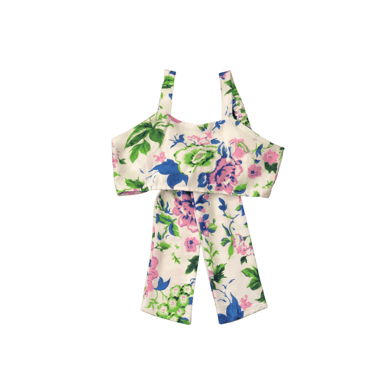 Stromi Set in White Kebun - Indigo Kids