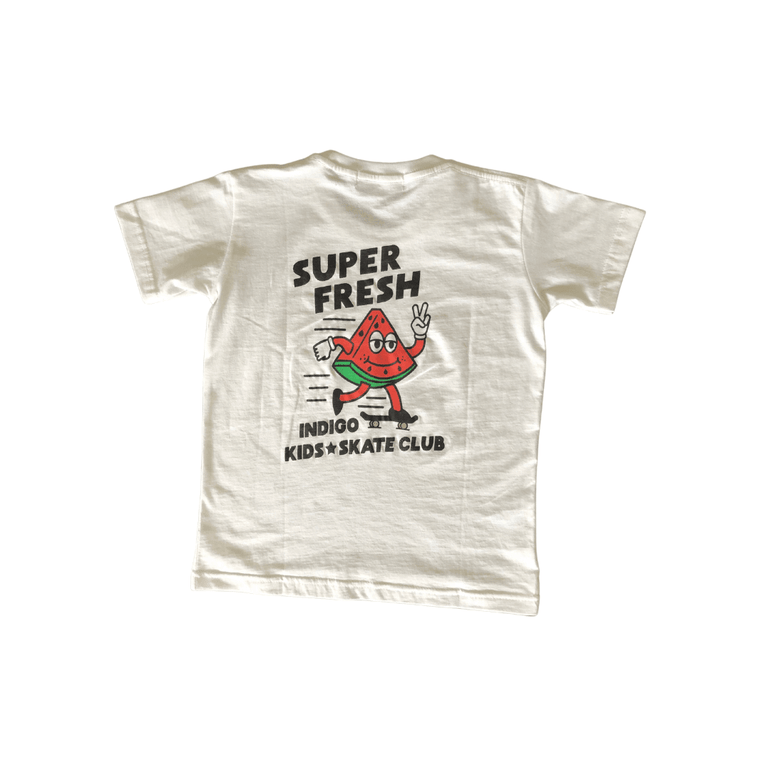 Super T-Shirt in White - Indigo Kids