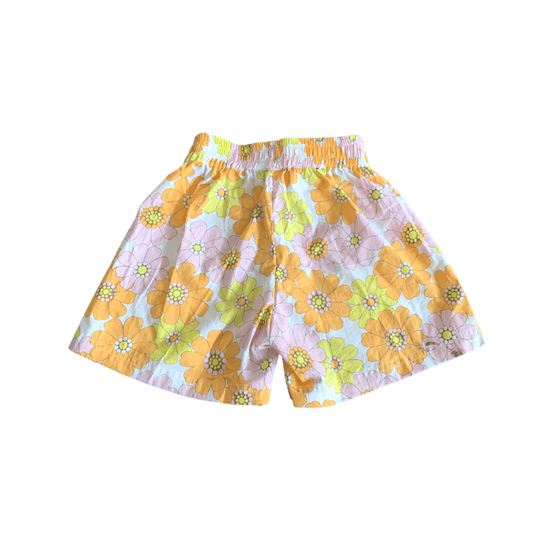 Zara Shorts in Pink Flower Power - Indigo Kids